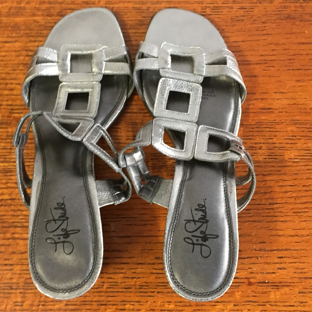 Silver Sandals